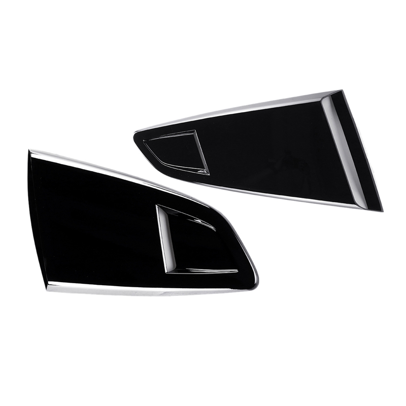 1Pair Car Side Window Quarter Rear Louver Scoops Side Vent Scoop Cover Trim for Ford Mustang 2 Door for Coupe Model