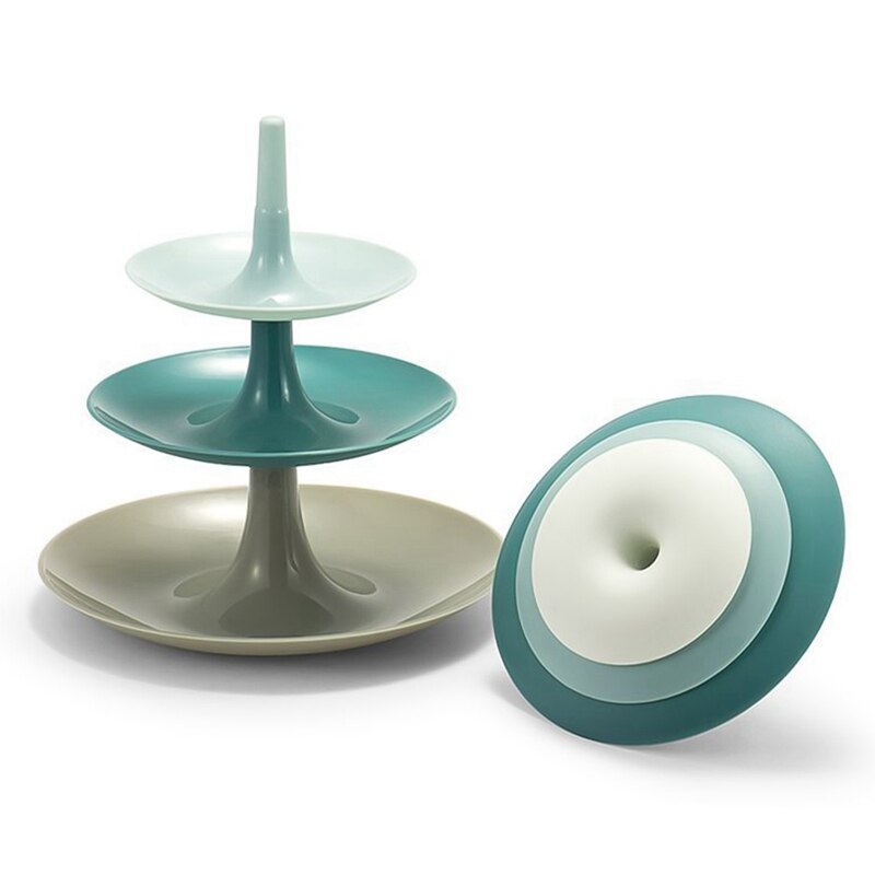 3 Tier Cake Stand Afternoon Tea Wedding Plates Party Tableware Bakeware Plastic Pastry Tray Display Rack Dessert Cake Stand