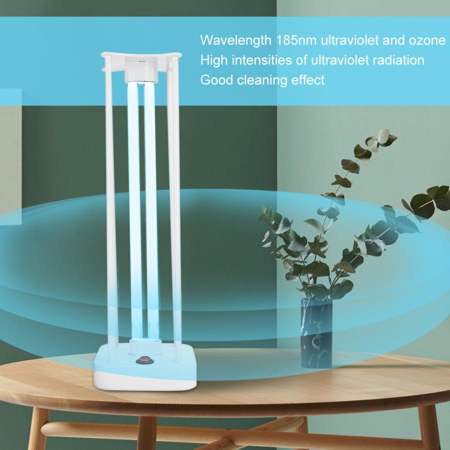 Lámpara de limpieza ultravioleta para el hogar eliminación de ácaros UV luz para limpiar ozono