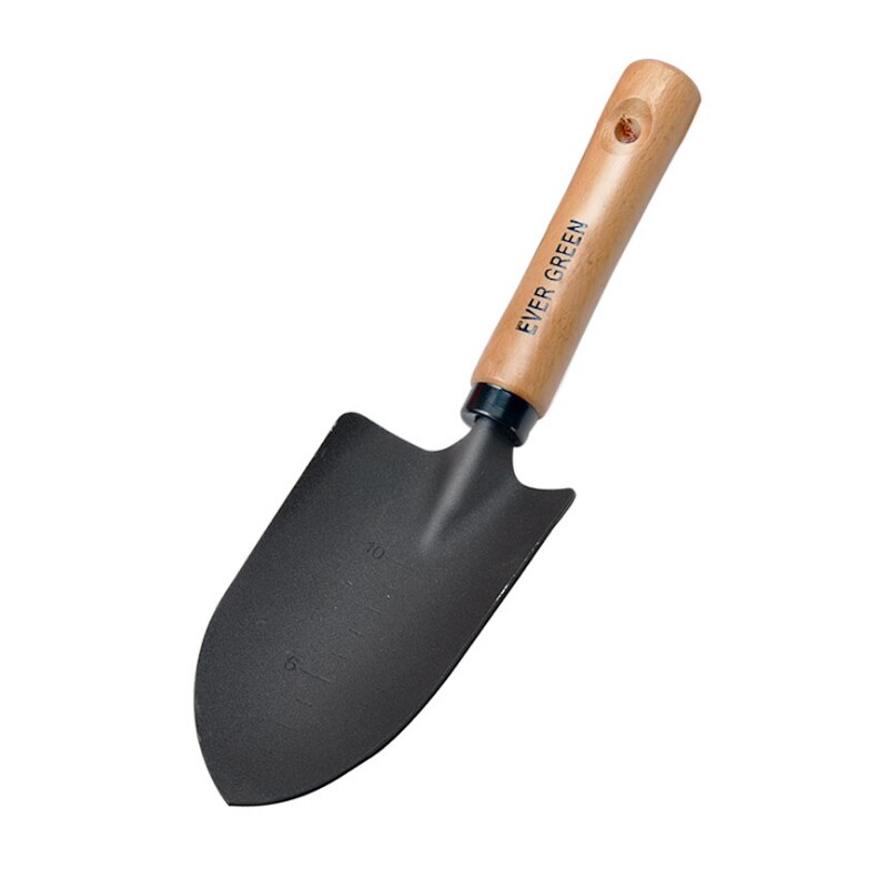 Acier au carbone forgin manche en bois antidérapant pelle épaissie pour assurer la plantation de longue durée