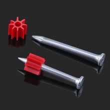 Clous En Acier Carbone Pour Mur Ciment - 25mm (1 Pouce), Noir, Lot De 200 Pièces, Marque Uxcell