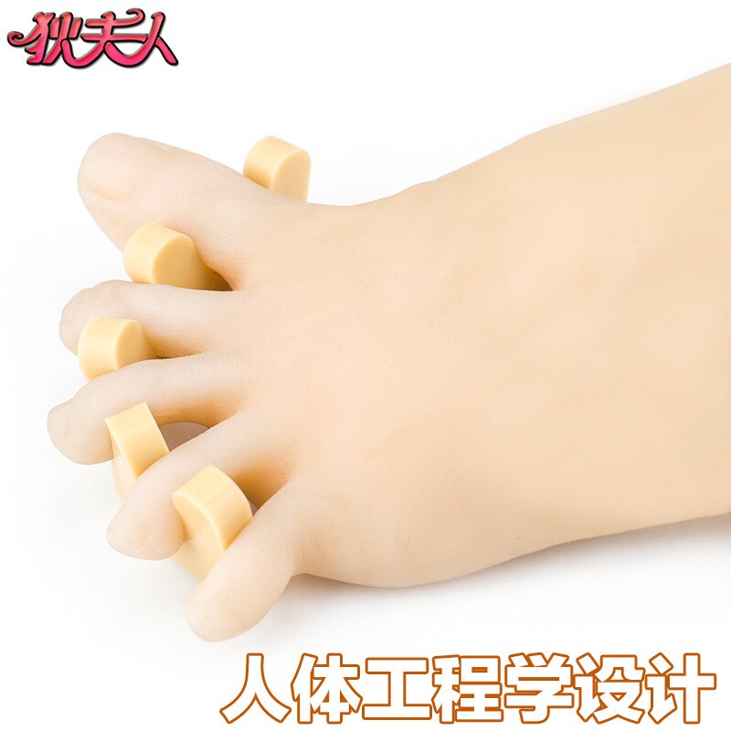 Silica Gel Manicure Toe Separator Big Toe Valgus Brace Toe Separator Blackmailed Brace