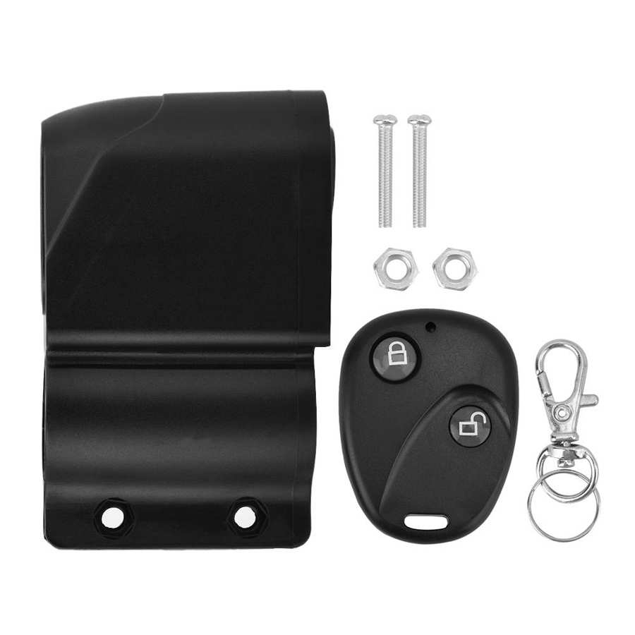 Bicycle Bike Effective Wireless Remote Control Anti-theft Alarm Sensor Shock Vibration Cycling Alert Lock