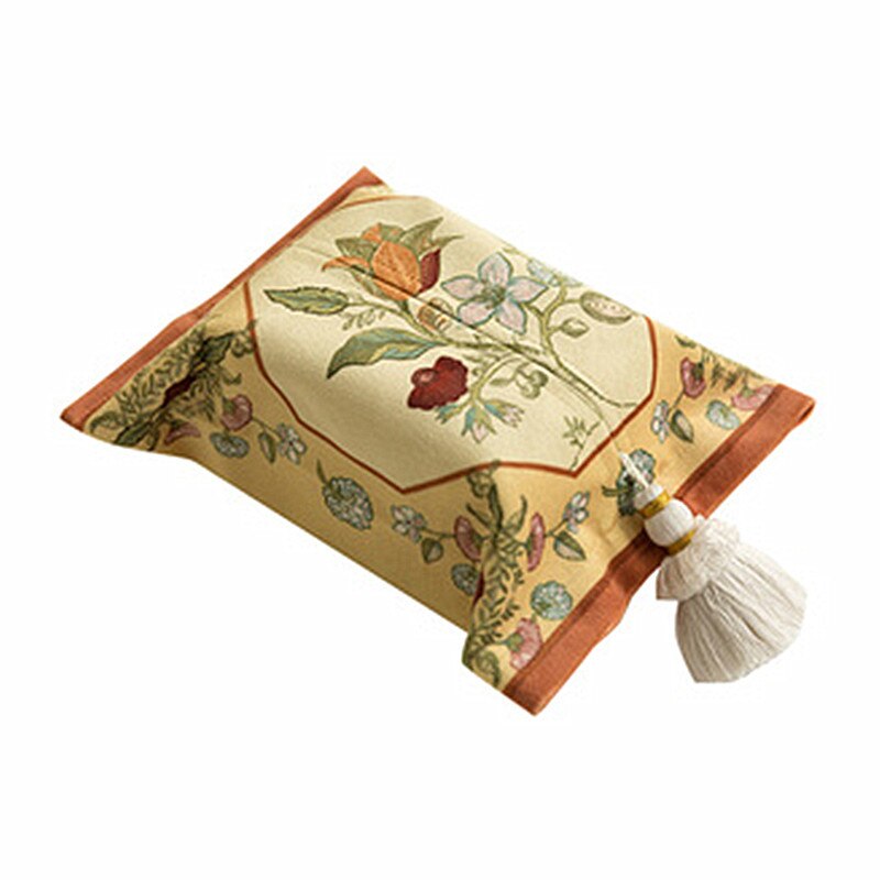 Vintage tissue box auto tissue taske vintage husholdning tissue box køkken high-end papir opbevaring print skuffe: 2