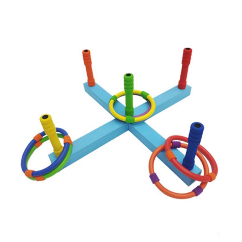 freundlicher Erwachsene Werfen Spiel einstellen mit 6 Ringe EVA Band Werfen draussen Spaß Puzzle Spielen Spielzeug