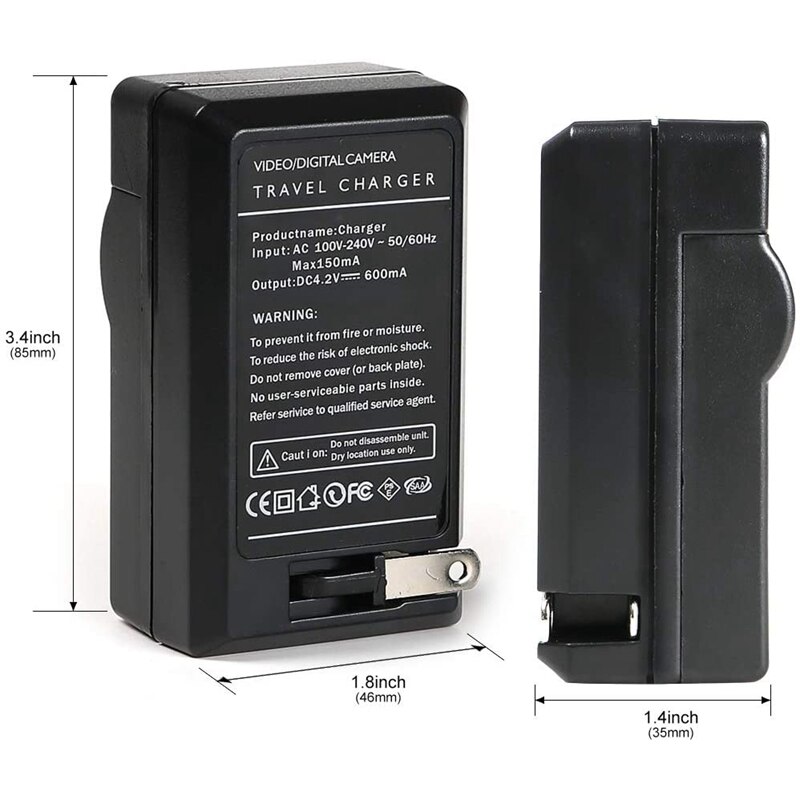 NP-F550 Battery Charger for Sony NP-FM50, FM70, FM90, FM30, FM500H, FM51(USplug)