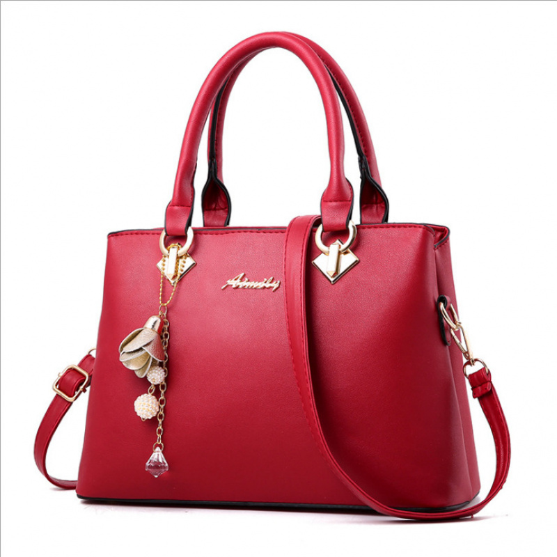 Korean PU Handbag - Detachable Crossbody Bag with Metal Accents 6 Colors111111111111111111111111111111111111111111111111111