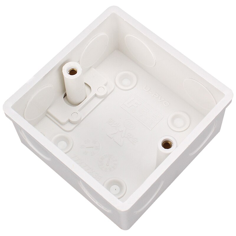 Type 86 kassette fortykket pvc samledåse universal skjult stikkontakt boks bund skjule stash