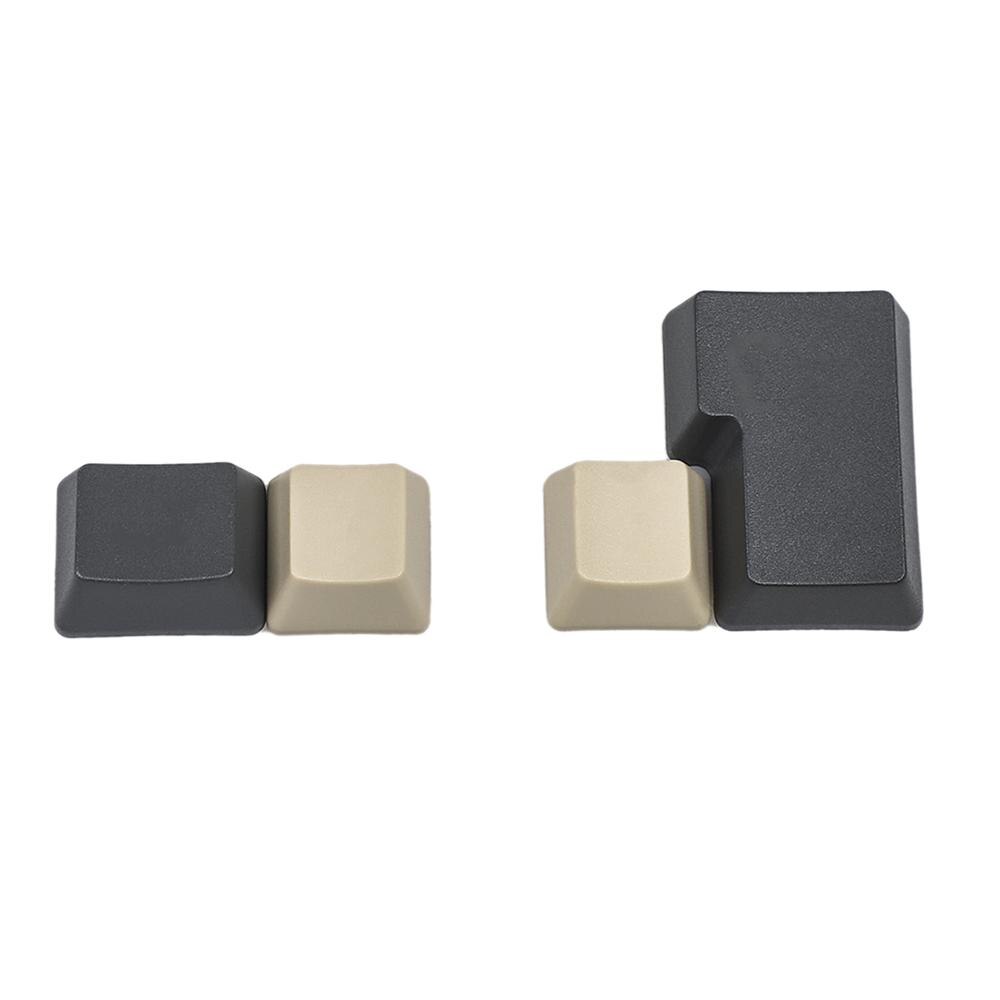 YMDK Carbon 61 87 104 Top Print Blank Keyset Thick PBT OEM Profile Keycaps Suitable For MX Mechanical Keyboard: ISO 4 Key Blank