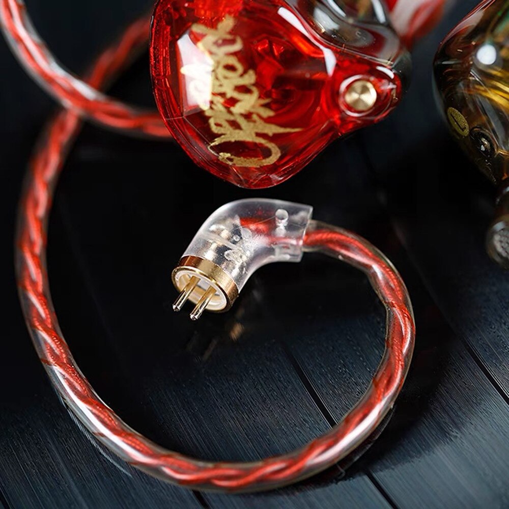 Whizzer OperaFactory OM1 In-ear Monitor Dynamic Earphone HIFI DJ Earbud Earplug With 2Pin 0.78mm Connector Detachable Cable