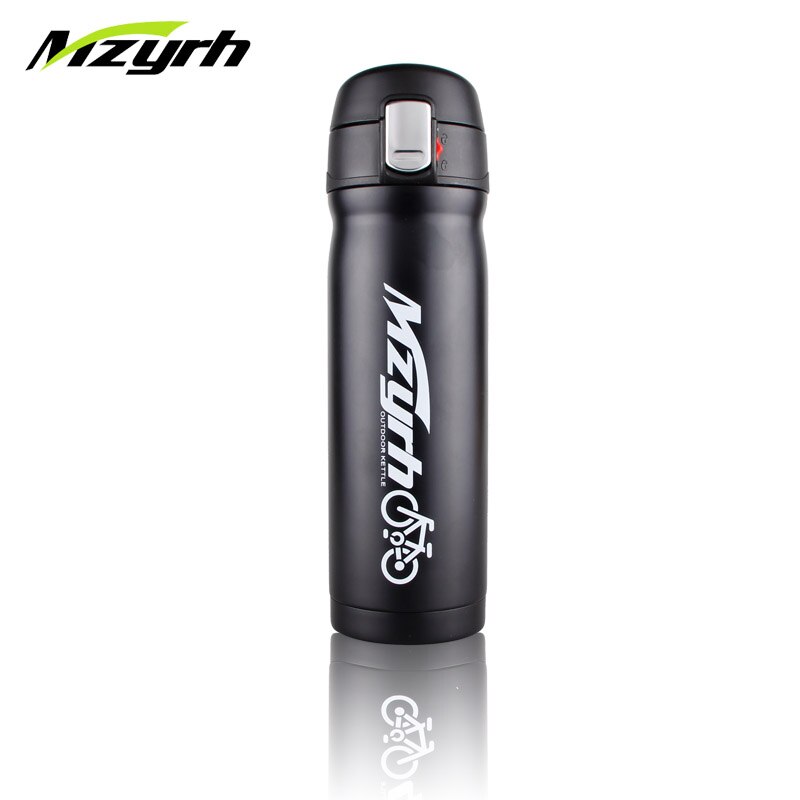 450ml mountain bike equitação da bicicleta garrafas de água dupla garrafa térmica aço inoxidável chaleira garrafa de bebida aço inoxidável
