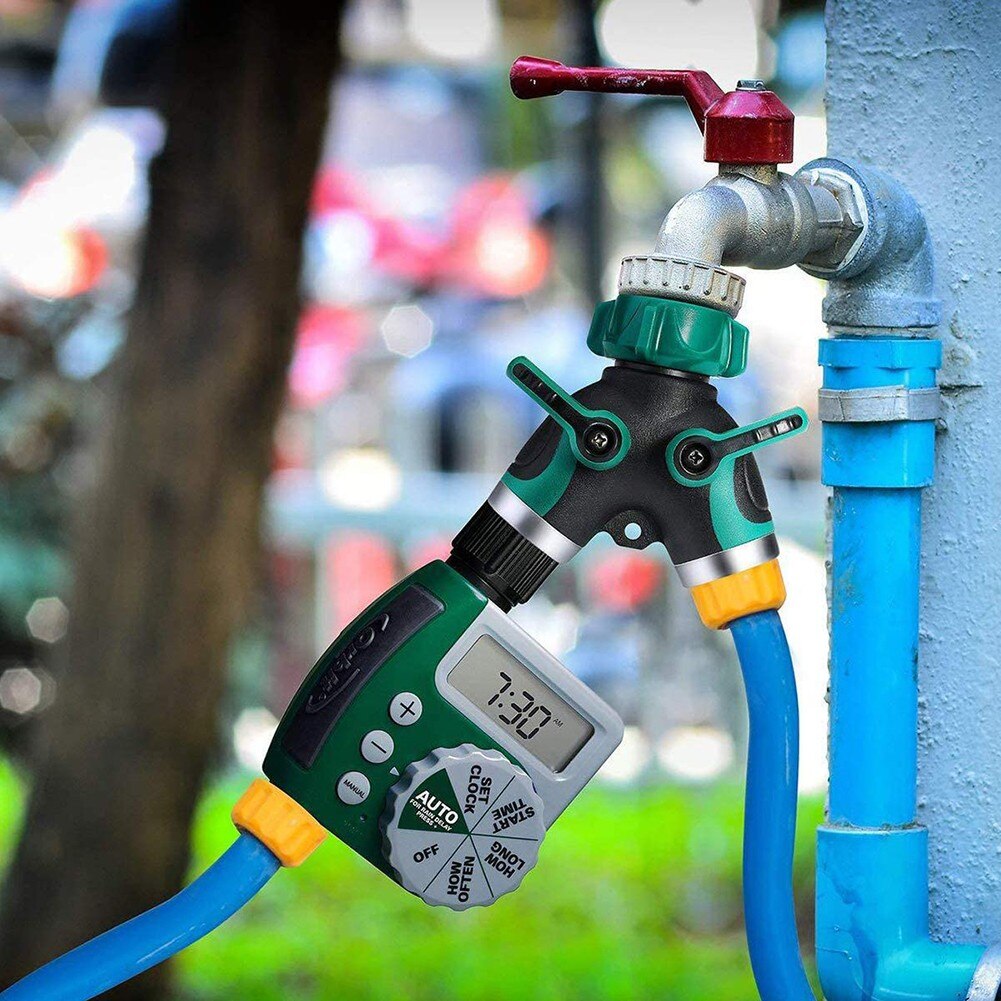 2 Way Hose Splitter Garden Hose Adapter Hose Adapter Splitter Hose Pipe Connector