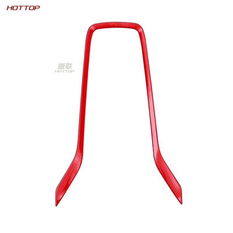 Para Toyota Corolla , caja de cambios, tapa de palanca de cambios y ABS, pomo de palanca de cambios de dos colores pegado con lentejuelas: B Red 1pc