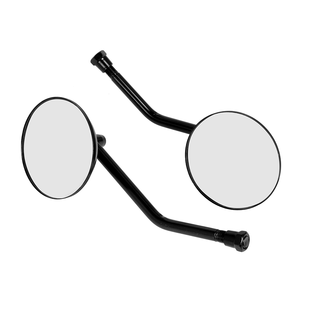 Motos Espelho Retrovisor Lateral com Parafusos 10mm, Universal Rodada Retro, Modificado Moto Cafe Racer