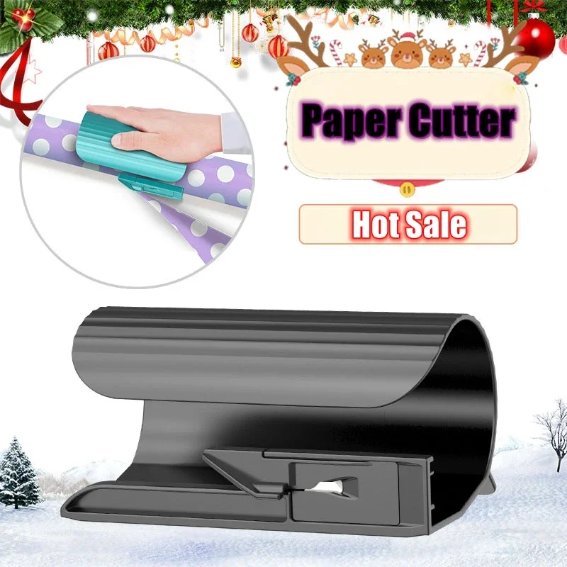 Small Circular Paper Cutter Wrapping Paper Cutter For Packing Handicrafts Christmas Birthday Wrapping Cutting Supplies ﻿