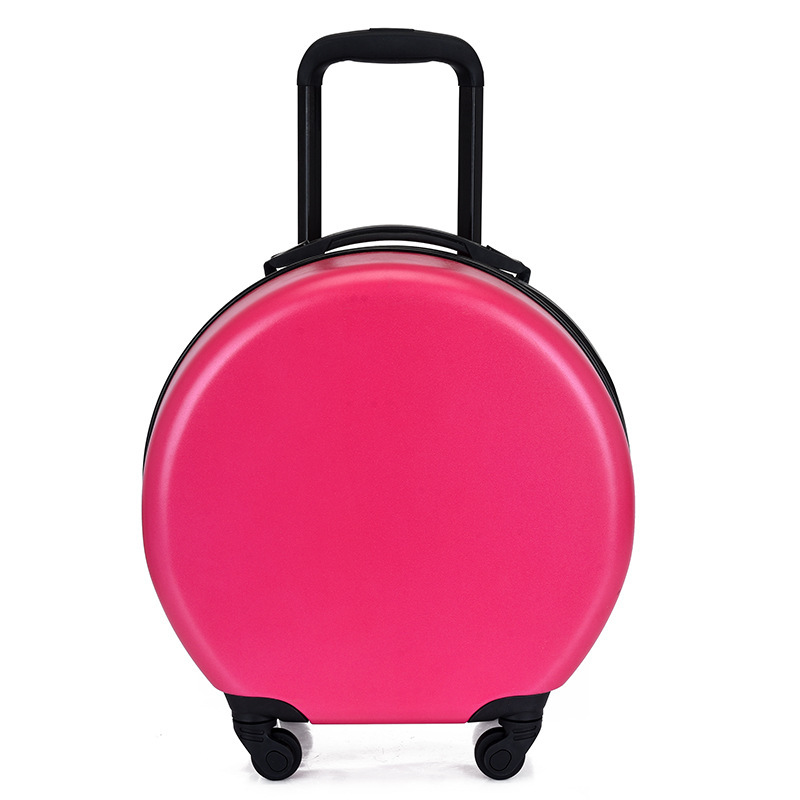 18 Inch Round Trolley Case Cute Student Suitcase Universal Wheel Suitcase 40X40X20CM