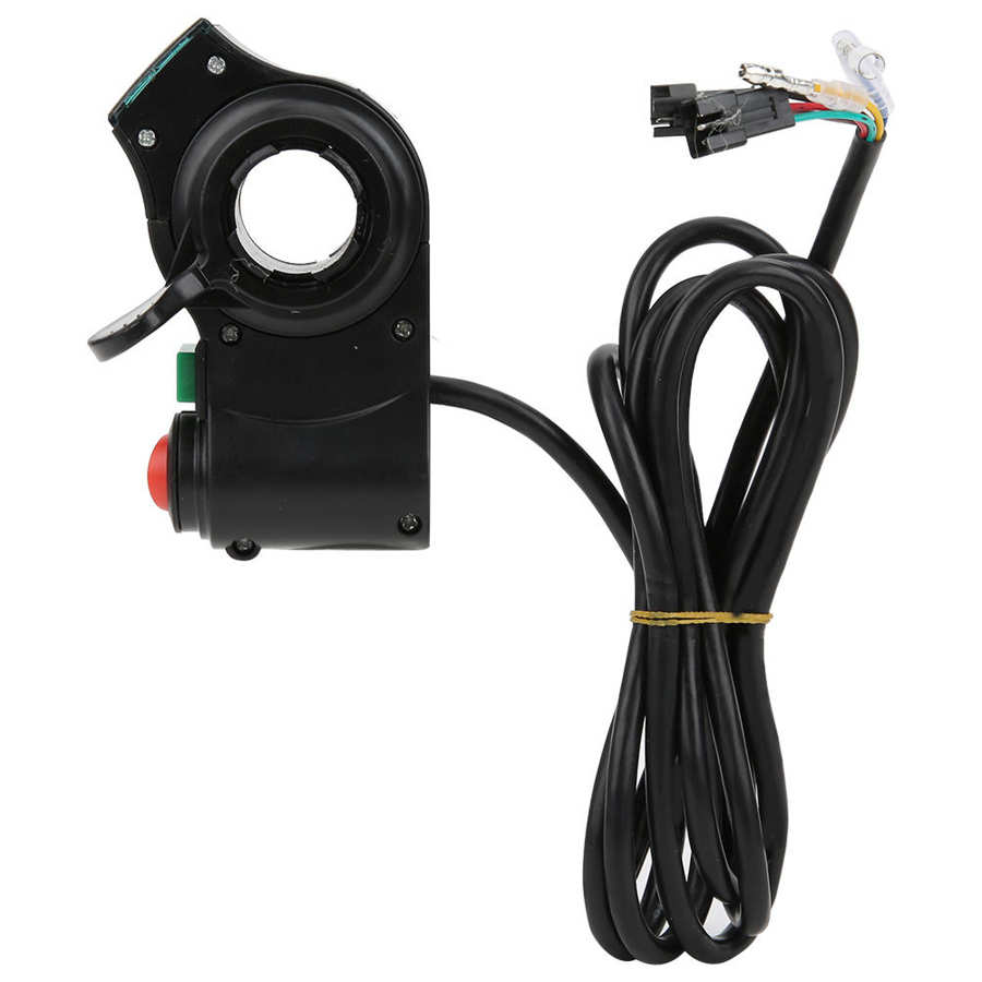 12V 24V 36V 48V 60V 72 V E-Fiets Thumb Throttle Handvat Bar Grip gas Twist Throttle Elektrische Fiets Gashendel