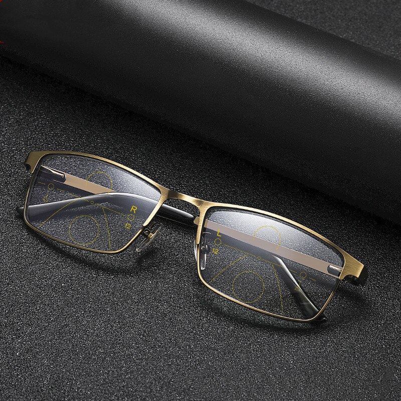 smart Progressive photochromic reading glasses unisex anti-blue light multifocal near dual-use Presbyopic Glasses 1.0-4.0