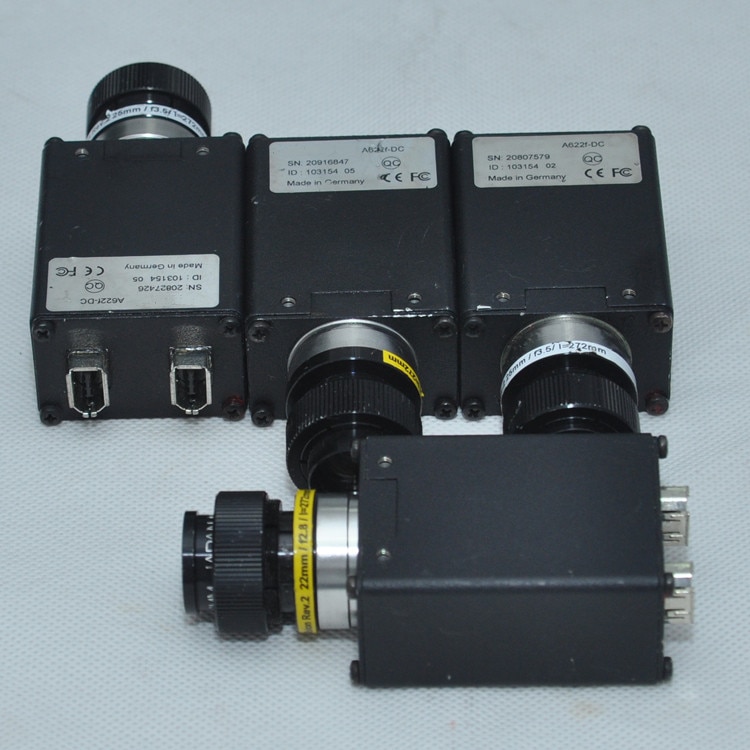 Cámara BASLER A622F-DC 2/3 pulgadas 1,3 megapíxeles negro y blanco CMOS Cámara industrial