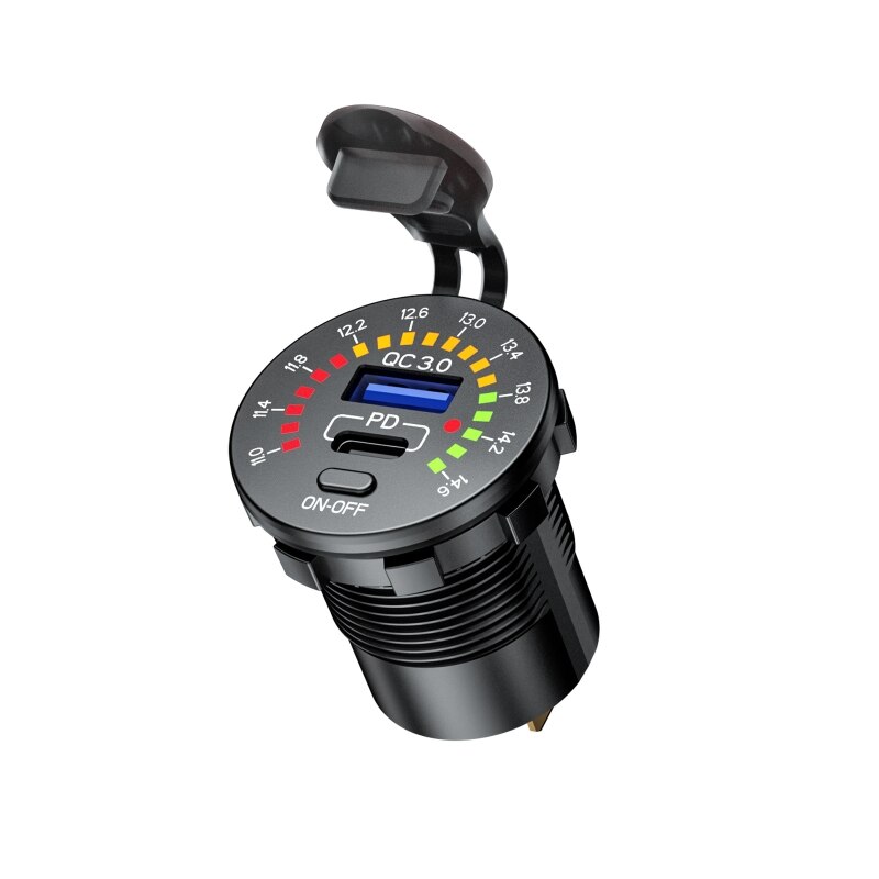 Chargeur Allume-cigare 18W Type-C & QC3.0 – Charge Rapide Pour Nissan Patrol, Pathfinder