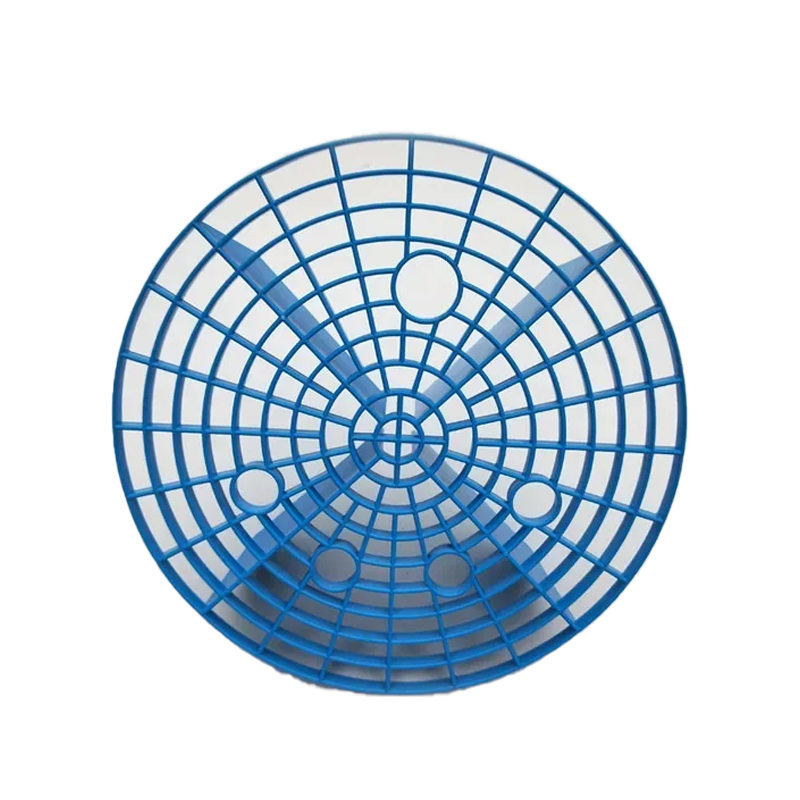 Strumento per la pulizia della rete di protezione della rondella Secchio per lavaggio con inserto in plastica antigraffio Automobili Filtro a grana per isolamento della sabbia di alta qualità: Blu