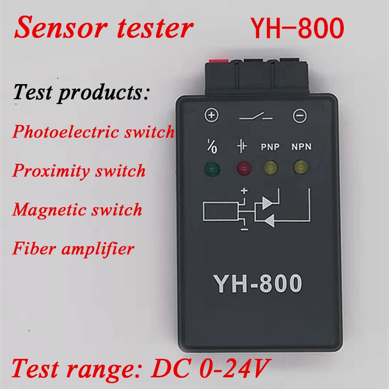 Uden batteri yh -800 fotoelektrisk switch tester nærhedsafbryder magnetisk switch detektion instrument sensor tester