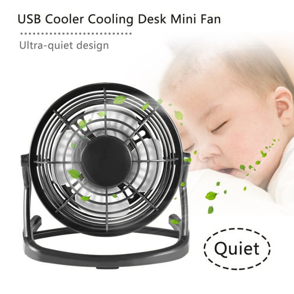 Mini USB Fan Cooler Cooling Mini Desk Fan Portable Desk Mini Fan Super Mute Coolerfor Notebook Laptop Computer With key switch
