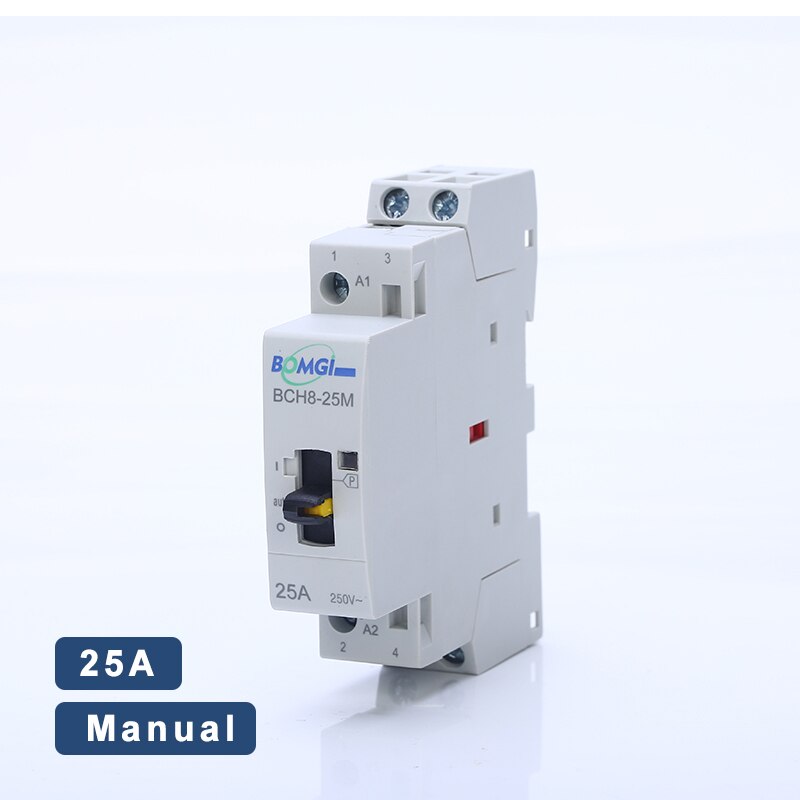 Contactor Monofasico 125V 9A 25Ah Interlocked Relai 220V Din Relay Rele Contactore Bobina Relé Contactors120 Volt Solonoid