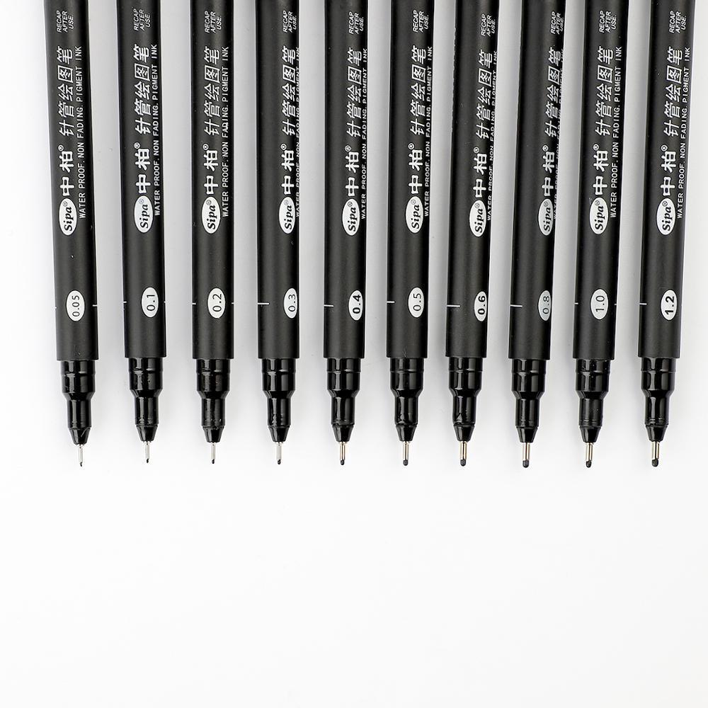 JIANWU 8 stücke oder 10 stücke/set Berufs grafik stift marker stift Art Hand gezogen stift journal stift malerei schule liefert