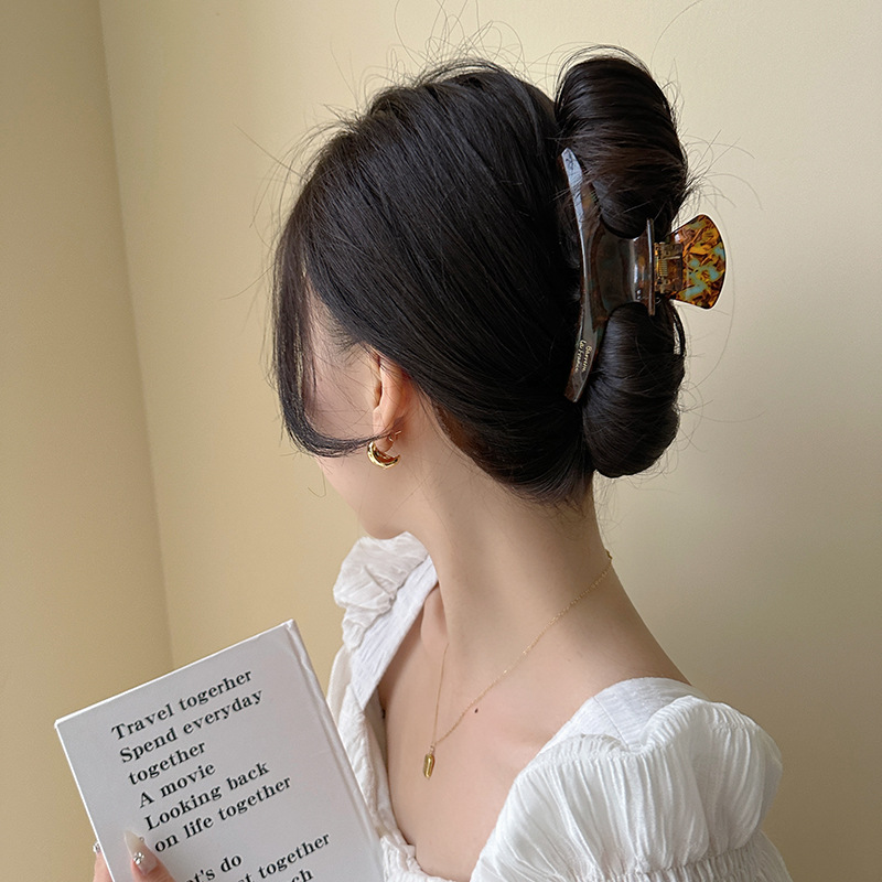 Pinza para el pelo de acetato Muweordy, pinza para el pelo grande, pinza para el pelo de cangrejo a la francesa, pinzas para el cabello a la , accesorios para el cabello para mujeres y niñas