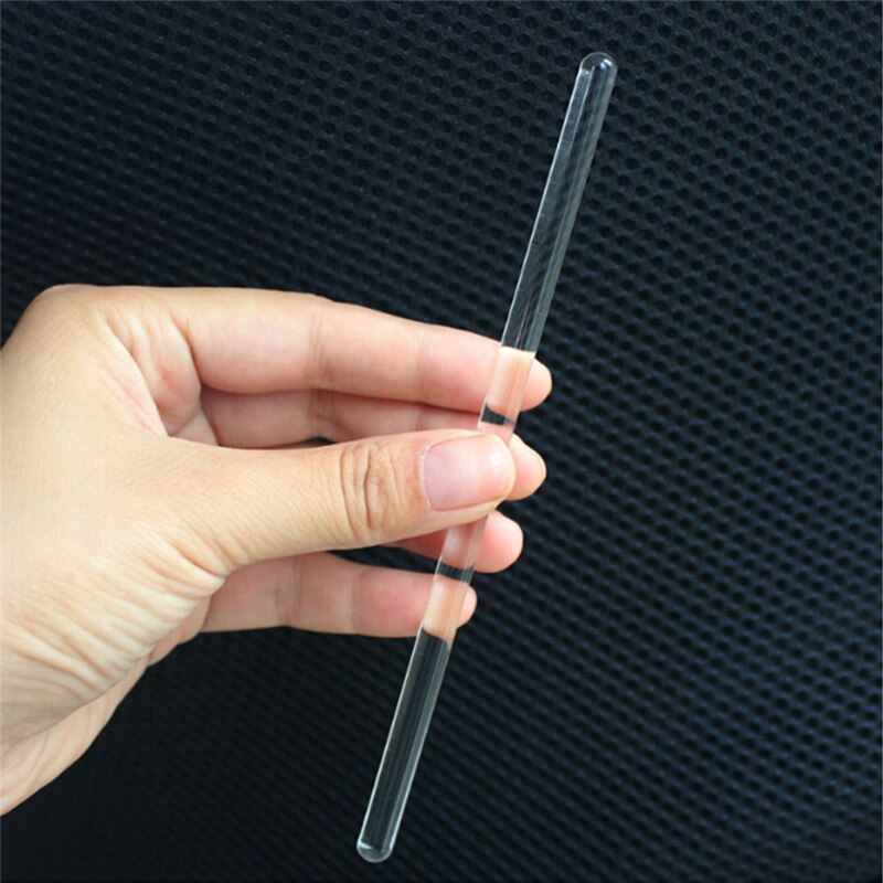 15CM Lippenstifte Glas Rühren Stange Runde Kopf transparent Glas Rühren Bar Feste Länge 15cm Lippenstift Rühren Stock Werkzeug p13