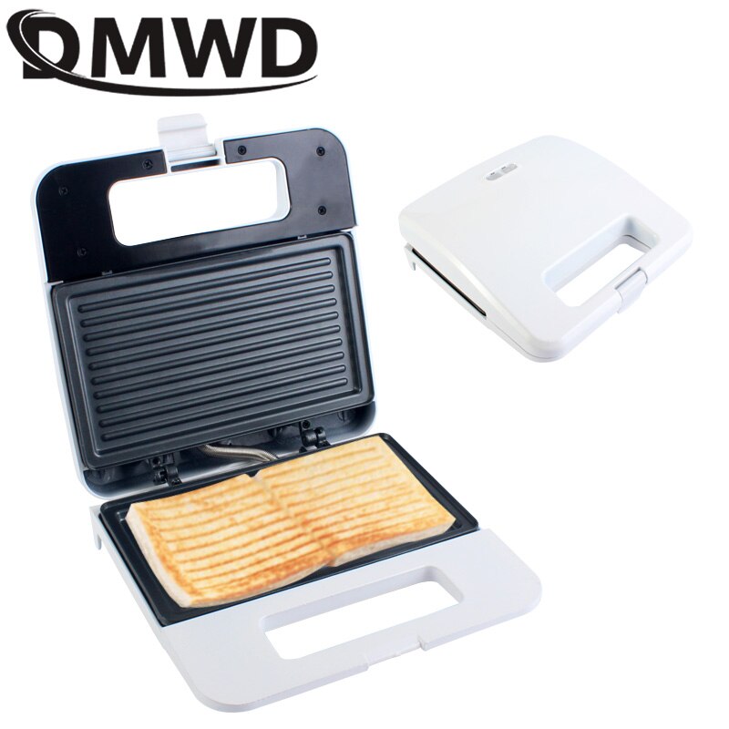 Máquina eléctrica para sándwiches Panini, sartén multifunción para hornear, máquina ligera para desayuno, gofres, pan, tostador, tortilla, carne, parrilla