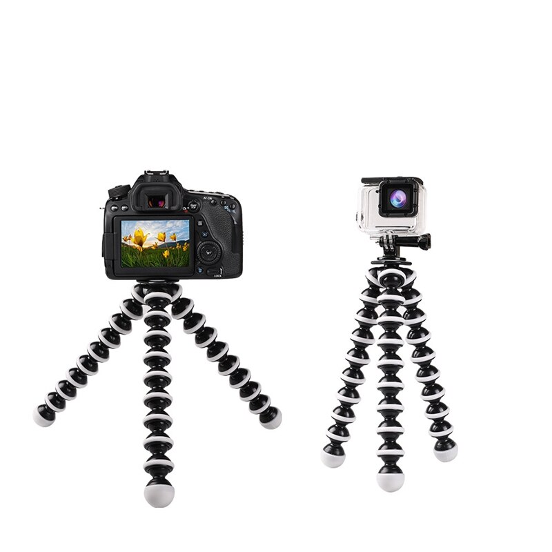 Voor Gopro Slr Digitale Camera Mobiele Telefoon Flexibele Octopus Statief Xl L M S Maat Standhouder Statief Met Telefoon beugel