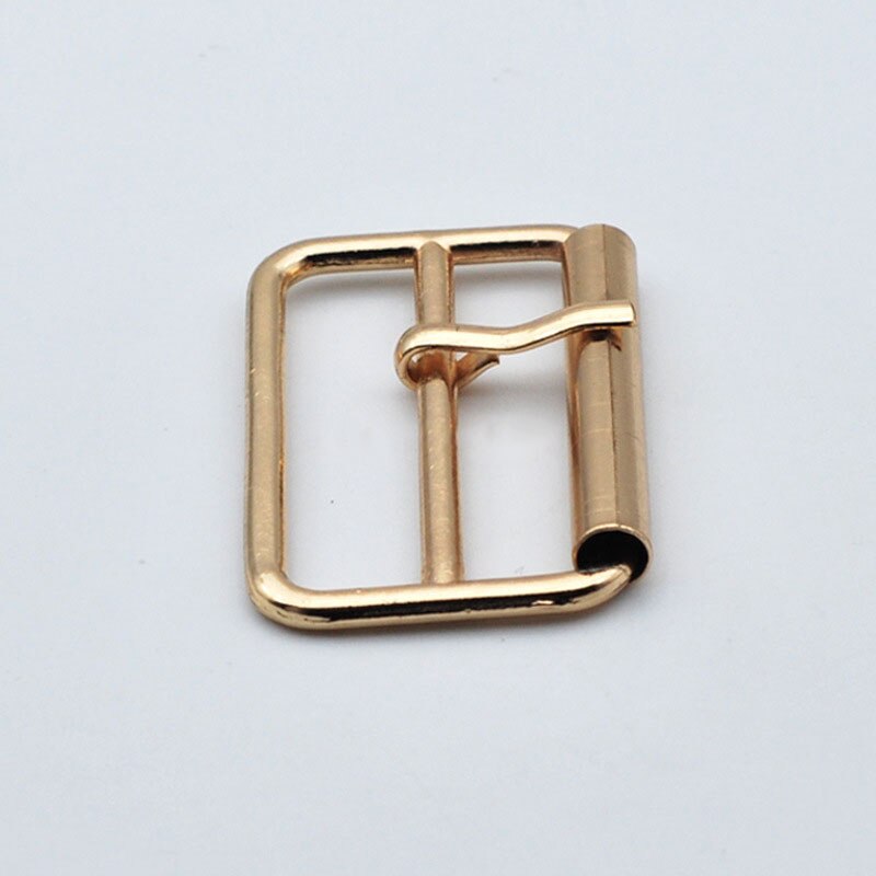 10pcs/lot 20mm/30mm/35mm/40mm Gold Silver Square Metal Belt Buckles Clothes Shoes Bag Adjust Belt Buckle: inner 35mm / Gold