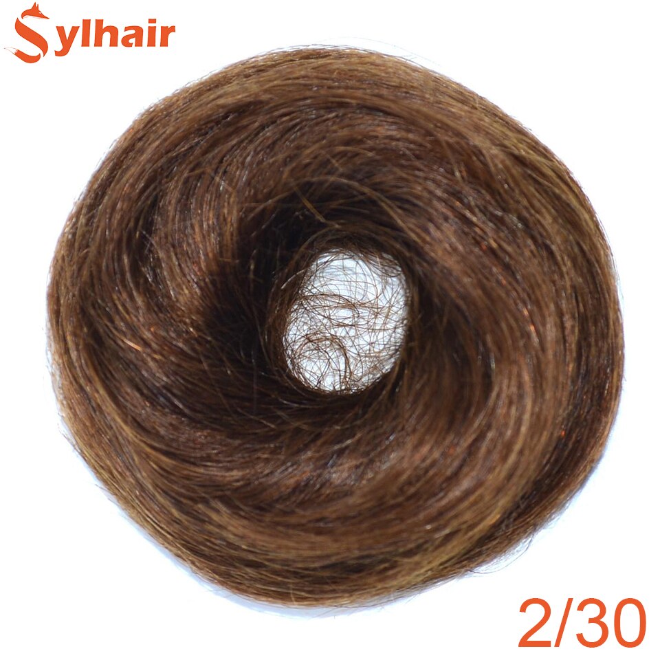 Sylhair Women's Hair Buns Synthetic Hair Curly Chignon Messy Bun Hair Messy Buns Updo Roller Hairpiece For Women: ZFQ-2-30