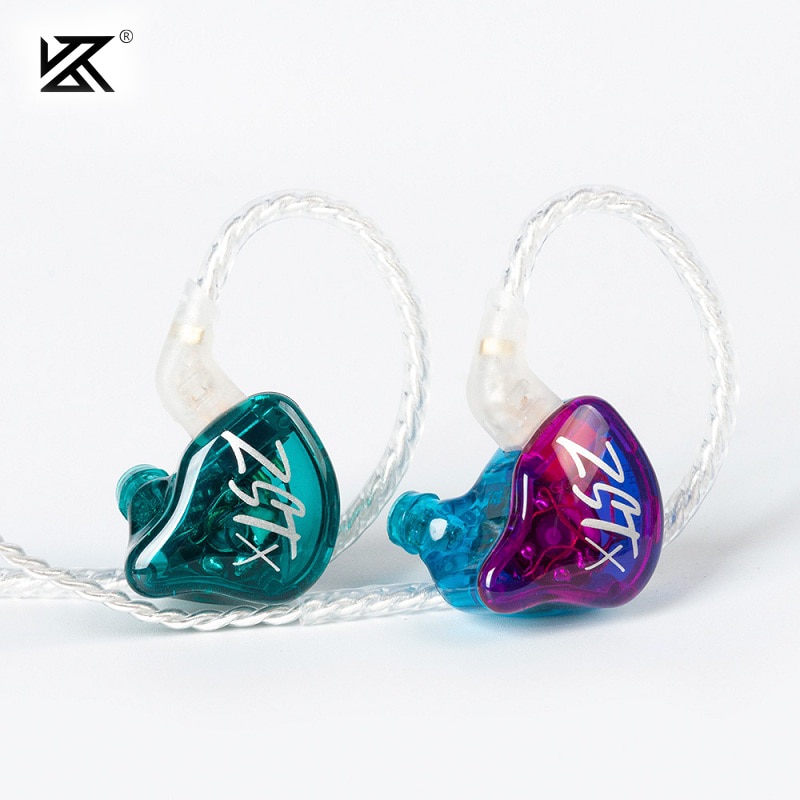 KZ ZST X 1DD + 1BA Hybrid-auriculares, intrauditivos con cancelación de ruido y conector de 2 pines de 0,75 MM, KZ ZSX ZS10 PRO ZSN PRO ZSTX