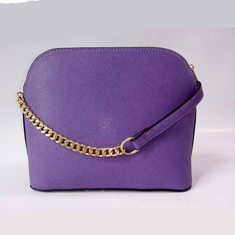 neue Süße Dame Hülse tasche trompete muschel tasche Bote tasche kette frauen schulter tasche: LILA
