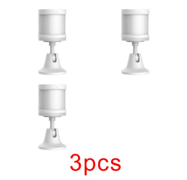 Original Aqara Motion Sensor Smart Home Human Body Induction ZigBee Connection For Xiaomi Mi Home Security System Device: 3pcs