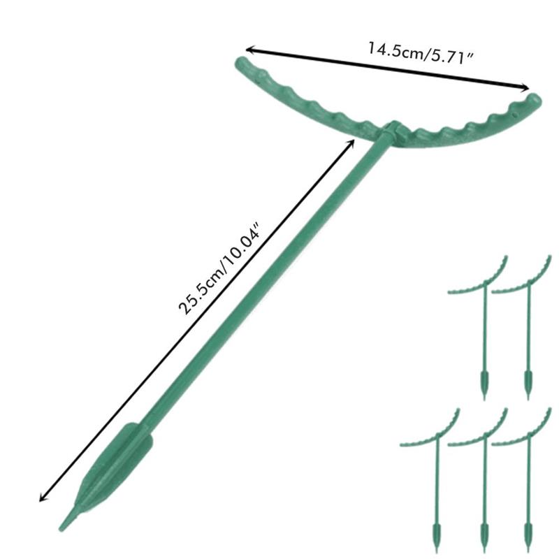 Green Half Round Plant Cage Holder Plants Support Stand Plant Climbing Frame for Morning Glory Crab Cactus