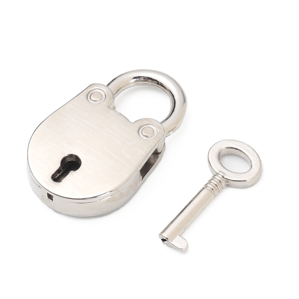 1Pc Mini Metalen Kat Hangslot Kleine Bagage Hangslot Sleutel Tas Slot Met Sleutel Tas Bagage Decoratie Accessoires 4 Kleuren beschikbaar