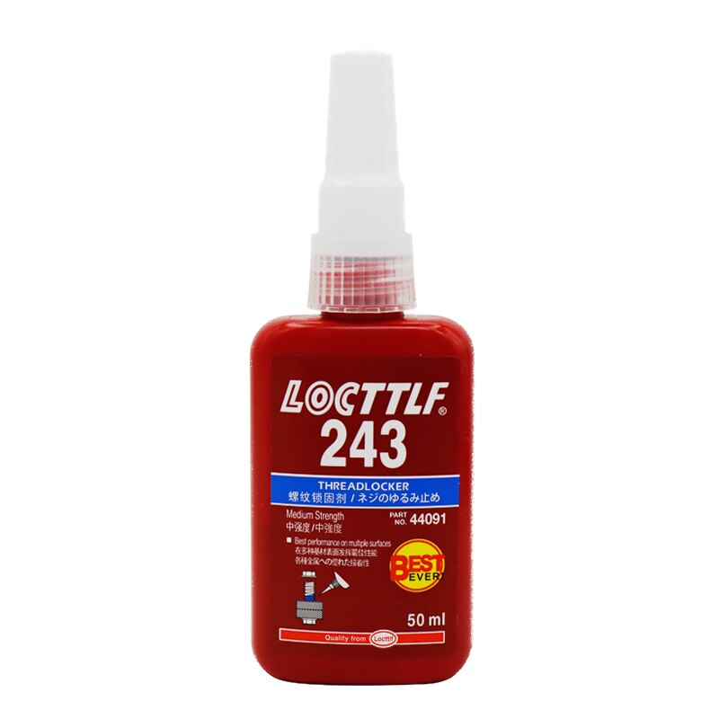 Locttlf-adhesivo anaeróbico para tornillos, pegamento para todo tipo de rosca de Metal, 50/250ml, 222, 241, 242, 243, 262, 263, 271, 272, 277, 290
