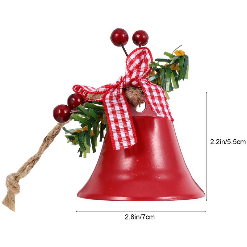 2 Stuks Kerst Bel Hanger Kerstboom Opknoping Versiering Opknoping Ornament Kerst Bel Hanger Jaar Xmas Decor