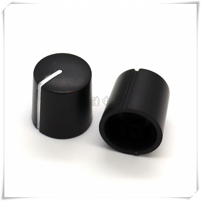10 Piece 15.5*17MM plastic knob cap potentiometer encoder switch knob is suitable for flower shaft 6MM