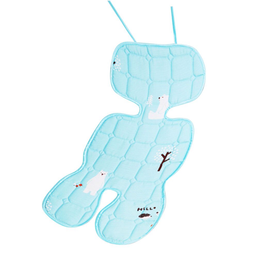 Almohadilla de enfriamiento para cochecito de verano, colchón de malla de aire para silla de bebé transpirable, funda para asiento de coche de bebé, cojín para recién nacido: 1