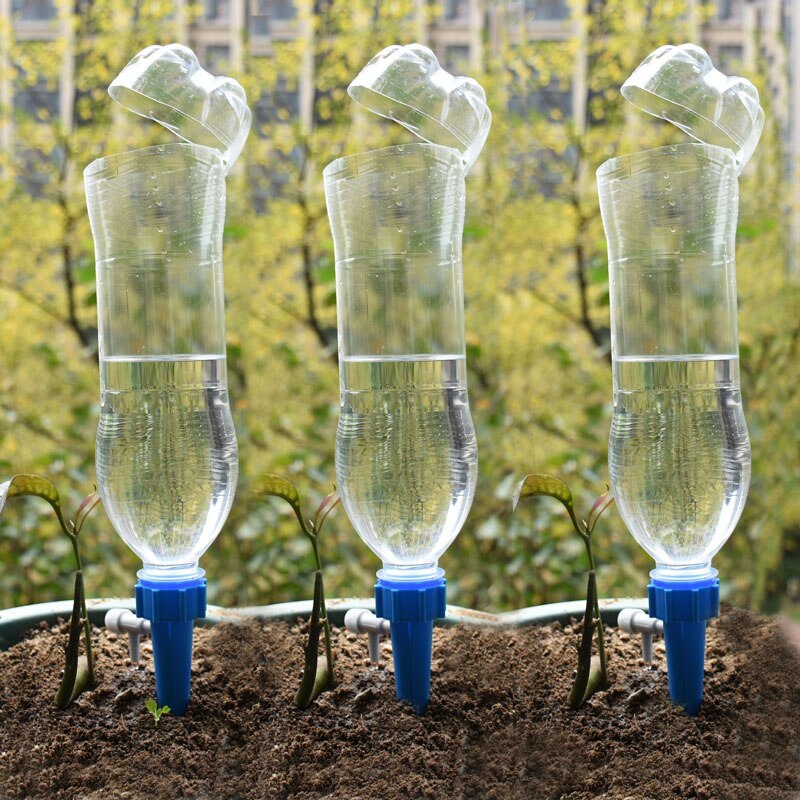 1 pcs Drip Irrigatiesysteem Plant Waterers DIY Automatische Druppelen Water Spikes Taper Watering Planten Automatische Kamerplant Drenken