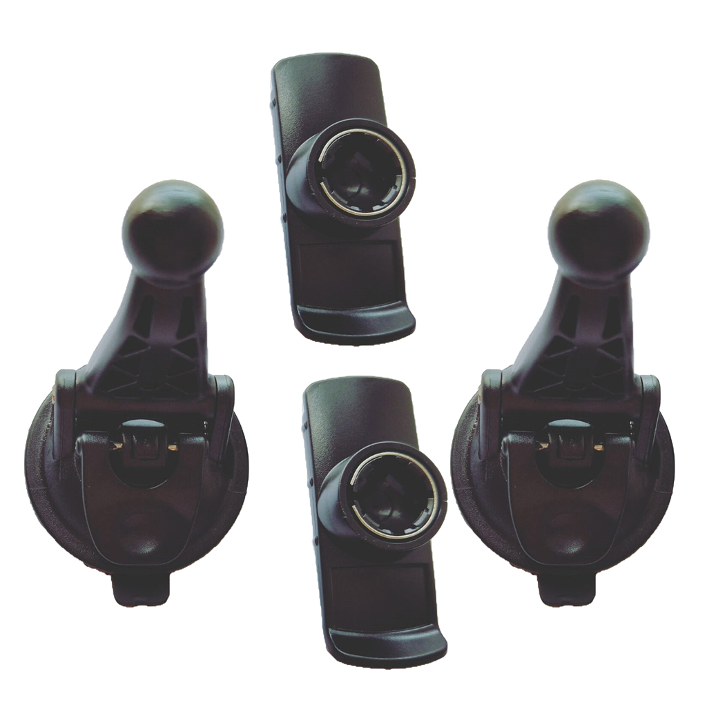 2 stk sugekoppfeste for frontrute til bilfrontrute for garmin gpsmap dakota oregon colorado (svart)