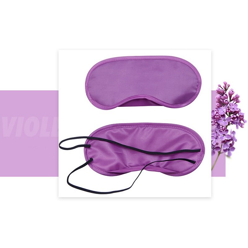 Sleeping Eye Mask Eyeshade Cover Comfort Soft Health Blindfold Sleep Rest Shield Travel Working Student Relax Eye Care Tool: purple