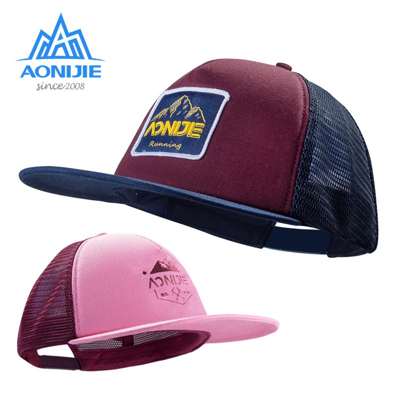 AONIJIE-sombreros de béisbol con visera para hombre y mujer, gorra de béisbol con visera, protección UV, Snapback, ajustable, malla transpirable, para deportes al aire libre, viajes, E4605