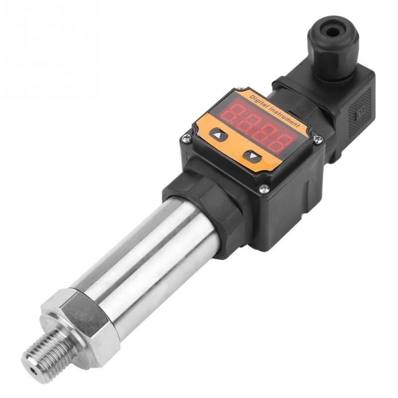 Heißer Kleine Silizium Drucksensor Wandler Absender mit Digital Anzeige 4-20mA DC24V Werkzeug