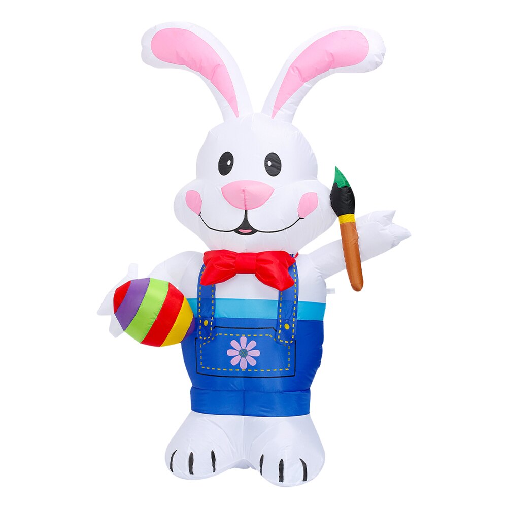 Rabbit Inflatable Costume Easter Bunny Cosplay Fancy Mascot Halloween Toys Cartoon Anime Halloween Toys Home Party Decoration: B